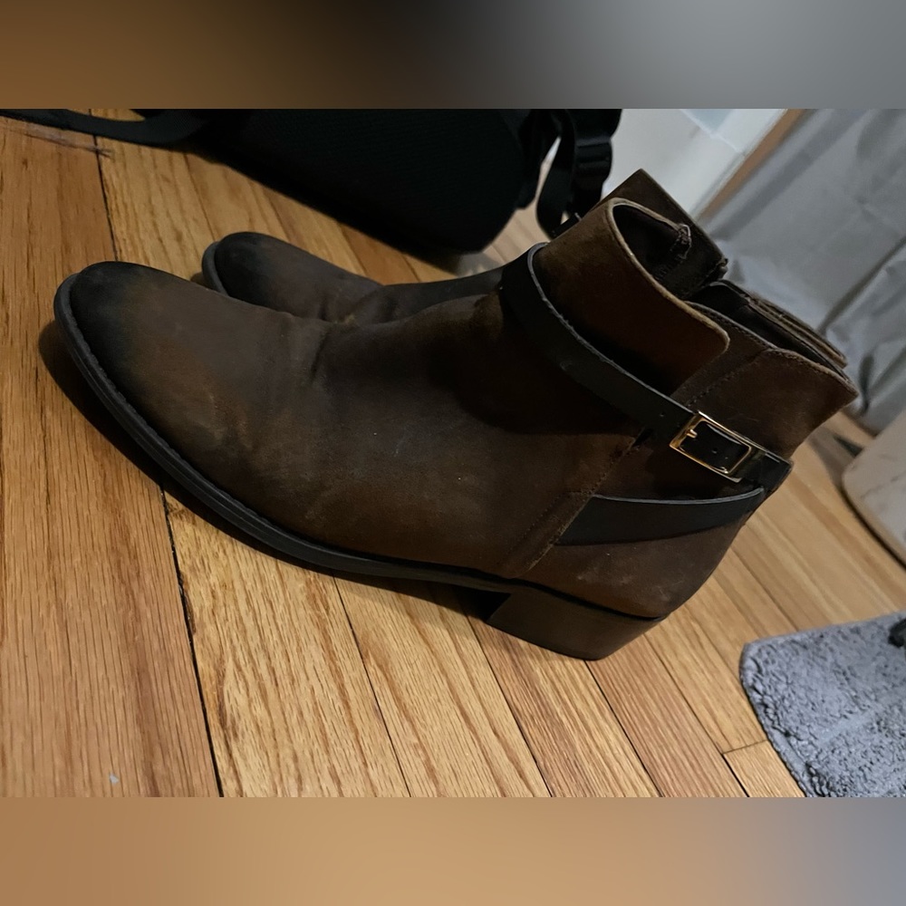 Brown booties